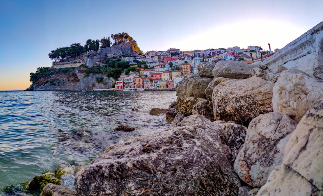 The normally busy resort town of Parga started out the season completely empty.
