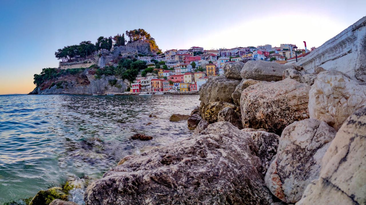 The normally busy resort town of Parga started out the season completely empty.