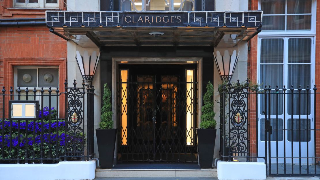 Claridge's in London provided rooms for healthcare workers days after shutting its doors for the first time.