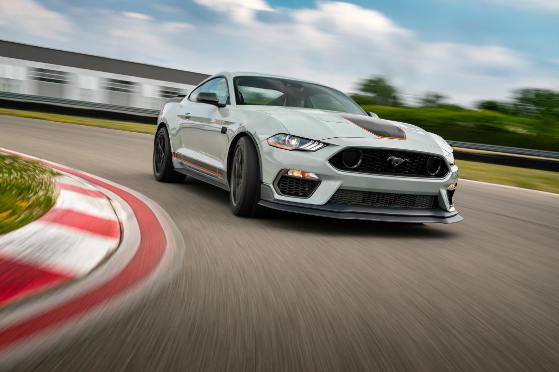 The new Mustang Mach 1 will offer suspension tuned for track performance.