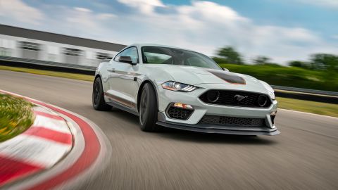 The new Mustang Mach 1 will offer suspension tuned for track performance.