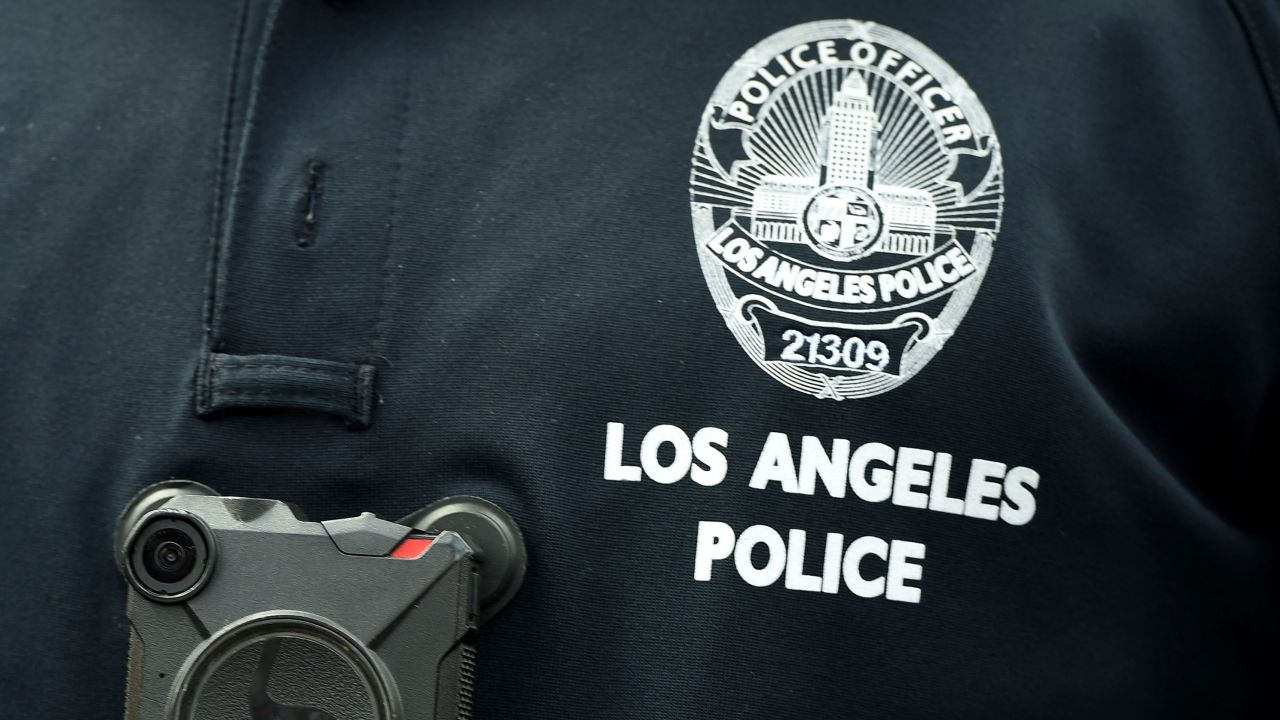 lapd police officer badge