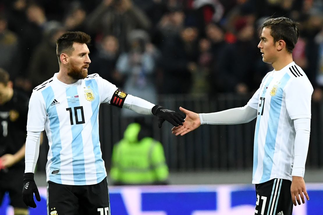 Paulo Dybala and Lionel Messi have been Argentina teammates since 2015.