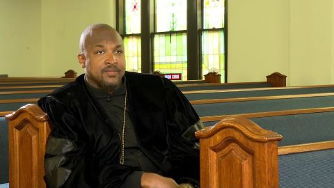 Rev. Robert Turner at Vernon A.M.E Church in Tulsa