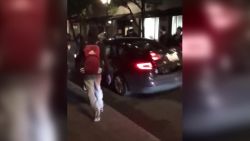 Man drives into protesters in Portland.