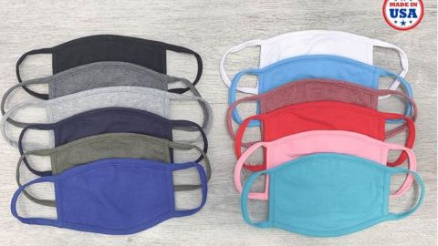 SmallableCo Adult/Kids Protective Face Mask with Filter Pocket