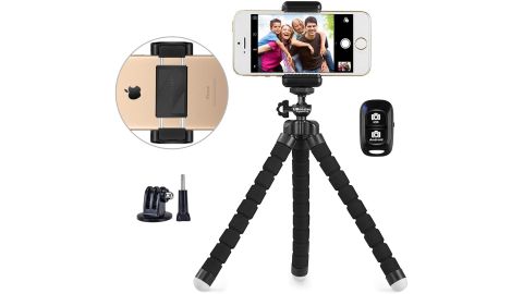 UBeesize Portable and Adjustable Camera Stand Holder with Wireless Remote
