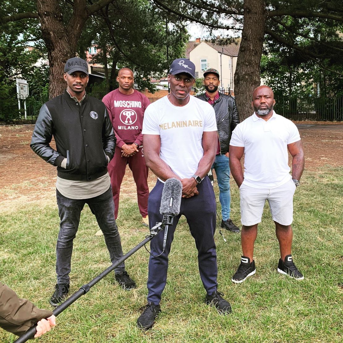 Left to right: Chris Otokito, Lee Russell, Patrick Hutchinson, Jamaine Facey and Pierre Noah.