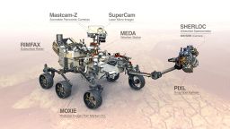 The Perseverance rover carries seven instruments to conduct its science and exploration technology investigations. 