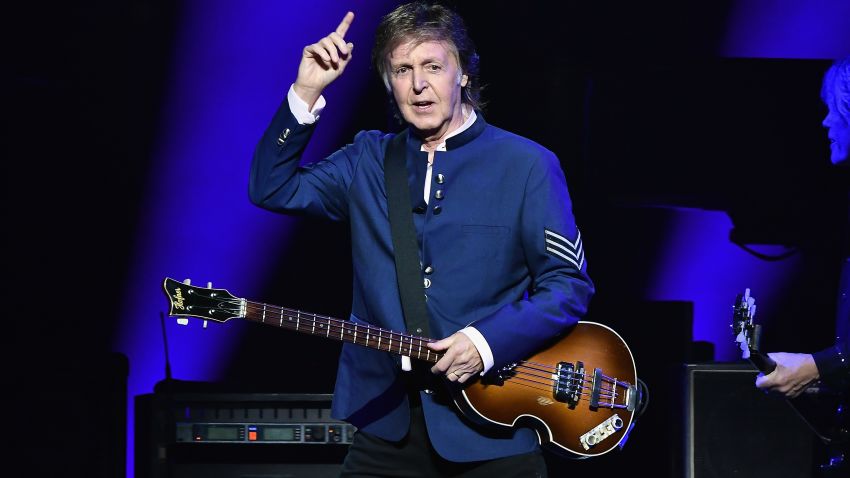 MIAMI, FL - JULY 07:  Paul McCartney performs in concert at American Airlines Arena on July 7, 2017 in Miami, Florida.  (Photo by Gustavo Caballero/Getty Images)