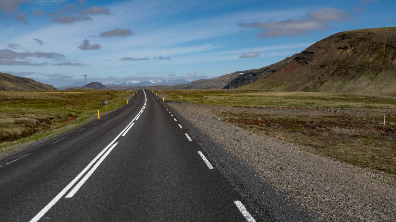 A wide open road: Iceland is hoping more tourists will come.