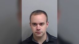 Former Atlanta police officer Garrett Rolfe is seen in his booking photo, released by the Fulton County Sheriff's Department.