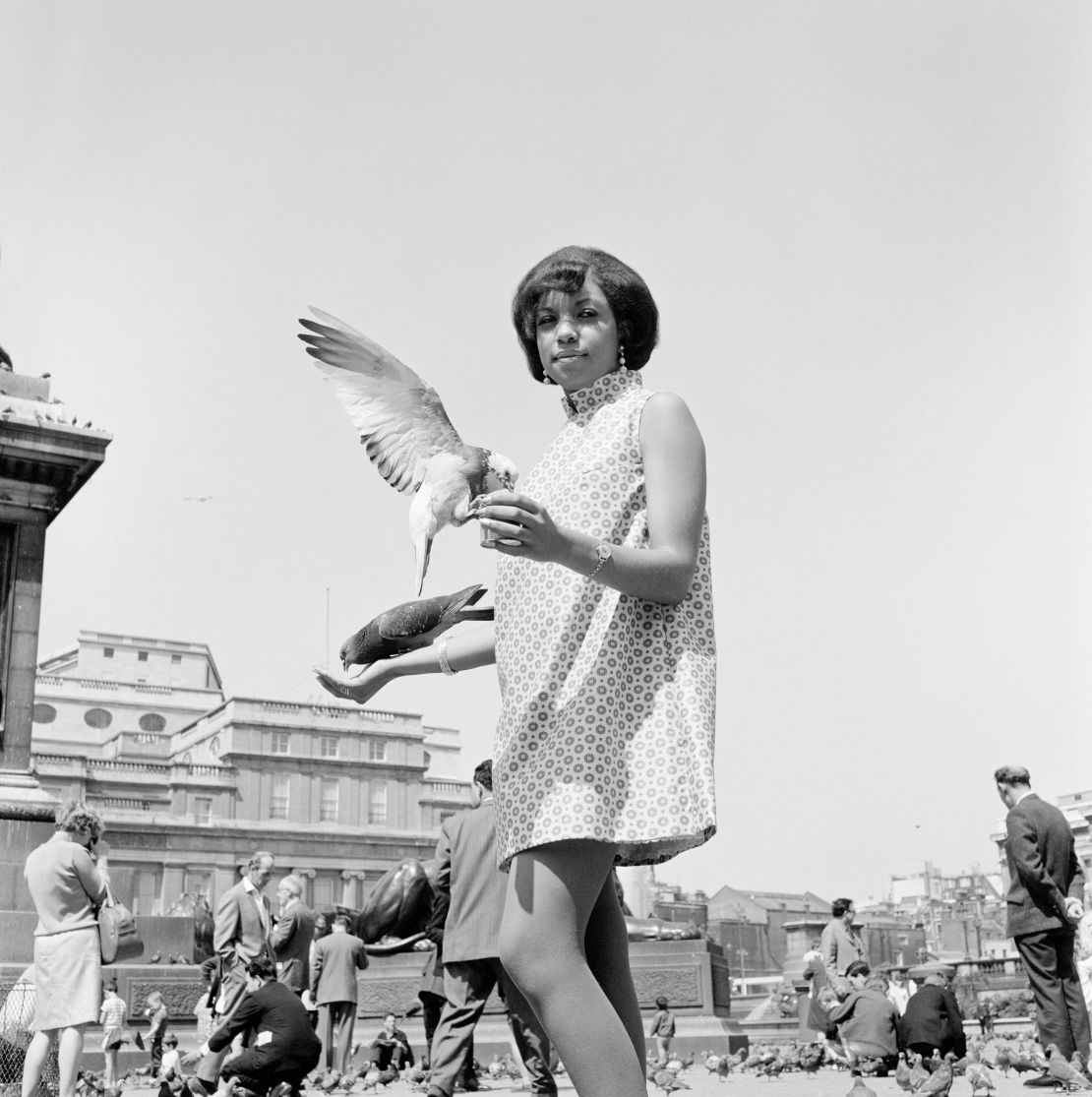 Erlin Ibreck at Trafalgar Square, 1966