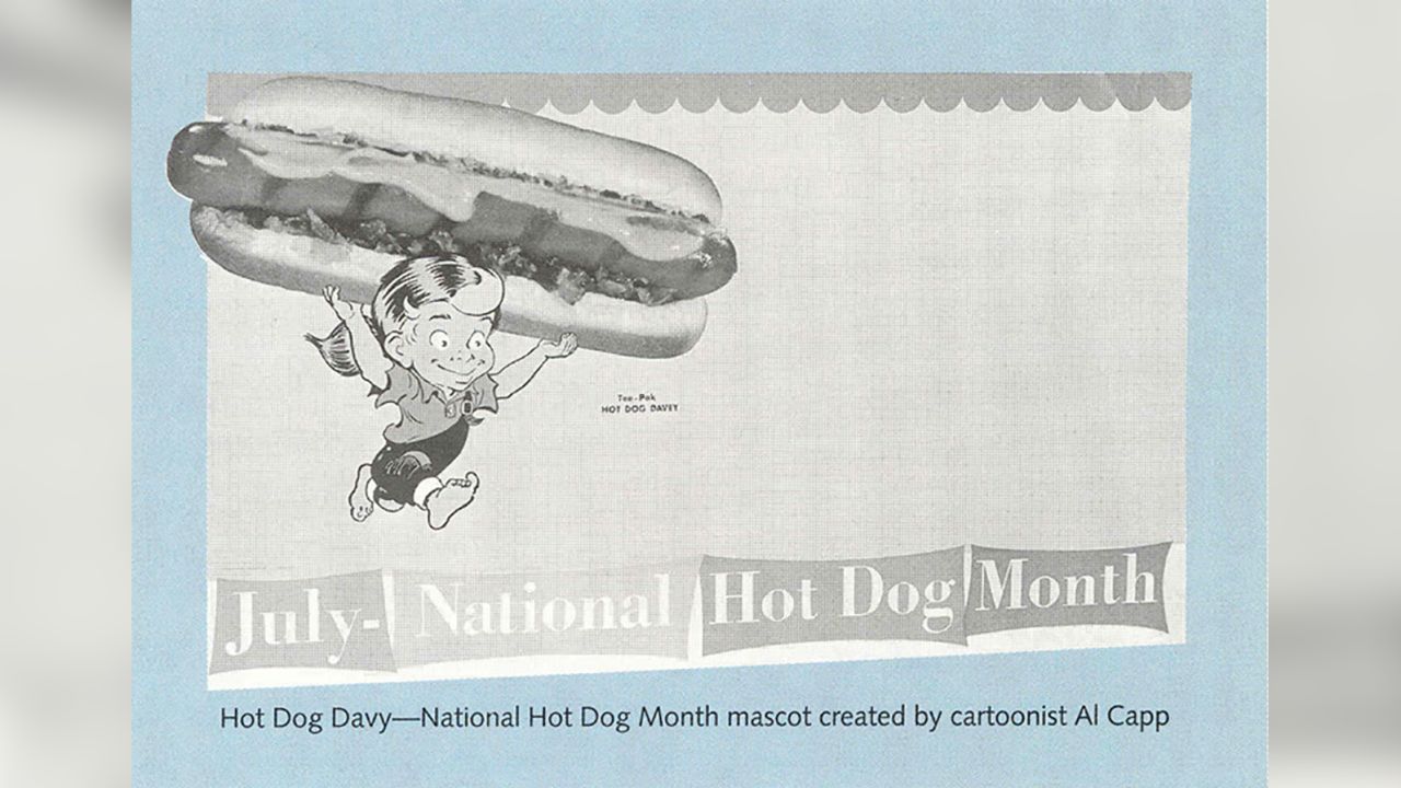 July is national hot dog month.
