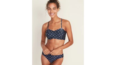 Convertible Bandeau Underwire Swim Top for Women