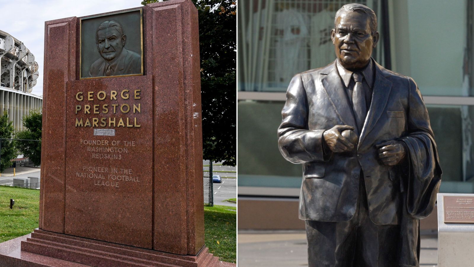 The statue of former Minnesota Twins Hall of Fame baseball player