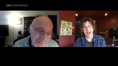 Brajer and Goldstein see each other on Zoom for the first time since the pandemic stopped their in-person visits.