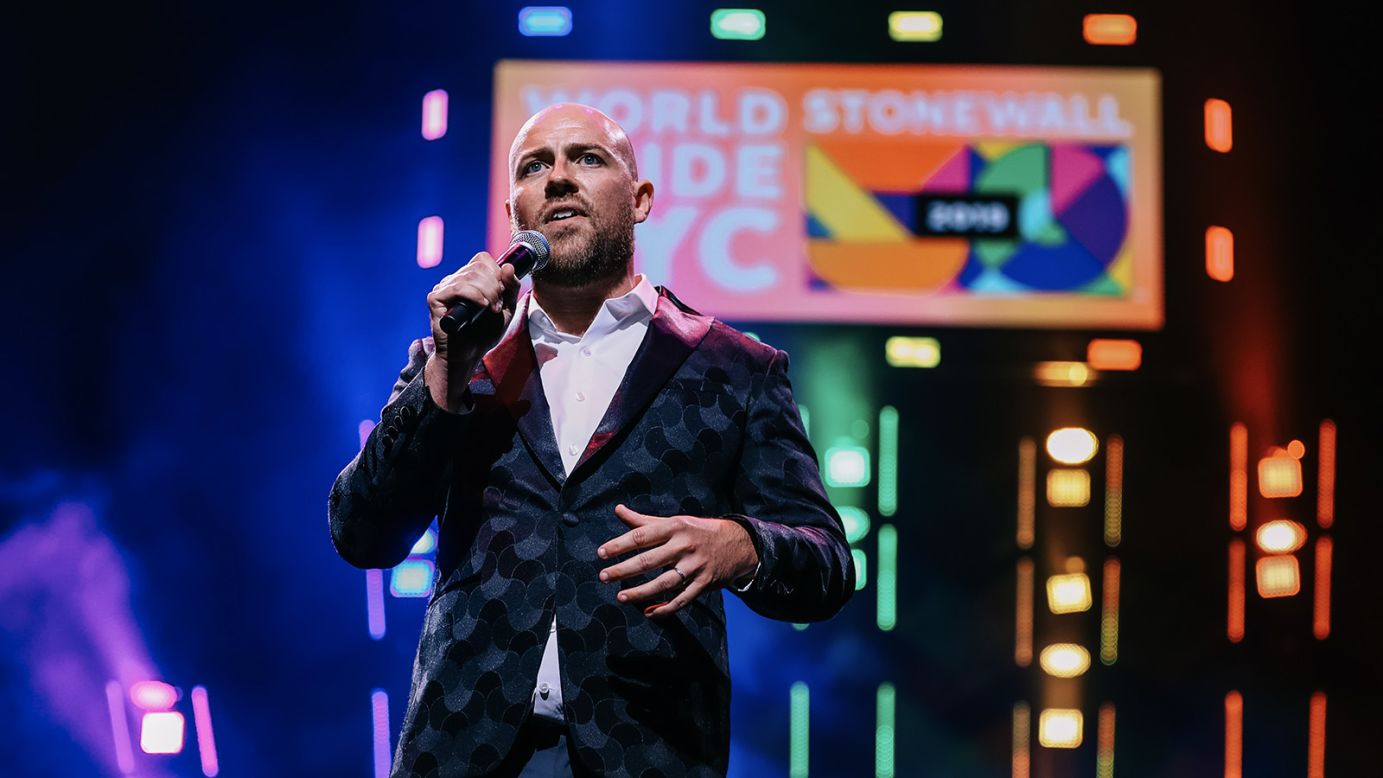 Chris Frederick was the executive director of New York City's Pride celebration in 2019. The event also marked 50 years since the <a href="https://edition.cnn.com/2019/06/28/us/1969-stonewall-riots-history/index.html" target="_blank">Stonewall Riots</a>. "Pride is that one time of year where everyone comes together to raise up issues and amplify voices within our community," he says.