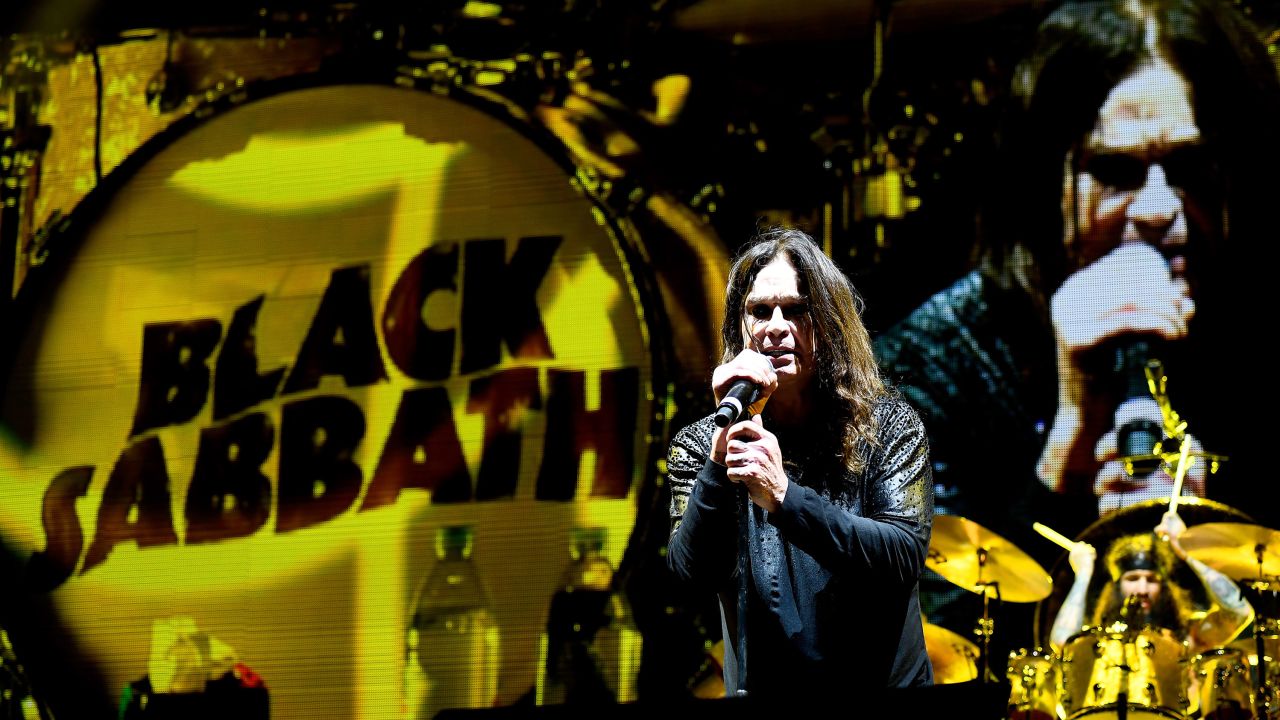Ozzy Osbourne of Black Sabbath performing at Ozzfest 2016.