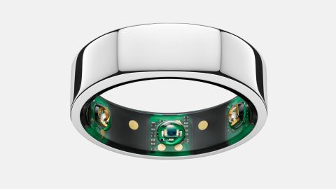 The Oura ring, made by the Finnish company Oura.
