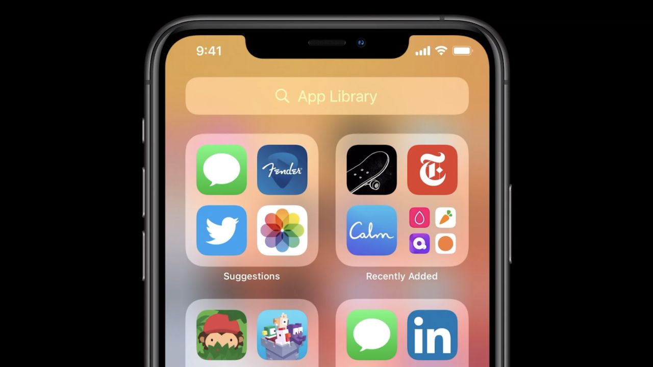 iOS 14 offers a new feature called App Library, which automatically organizes the apps on your home screen.