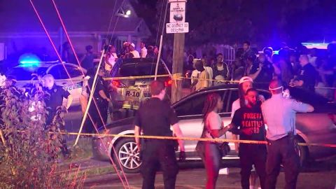 Police say an impromptu block party in Charlotte, North Carolina, left three people shot and killed, another six with gunshot wounds, and five others hit by vehicles.

