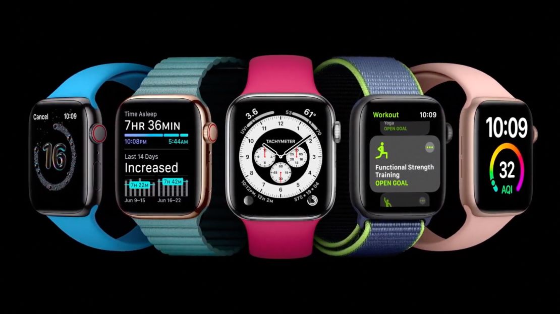 Apple unveiled software updates to its lineup of smartwatches.