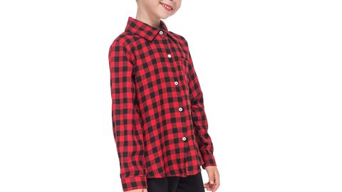 Gaziar Girls Plaid Shirt