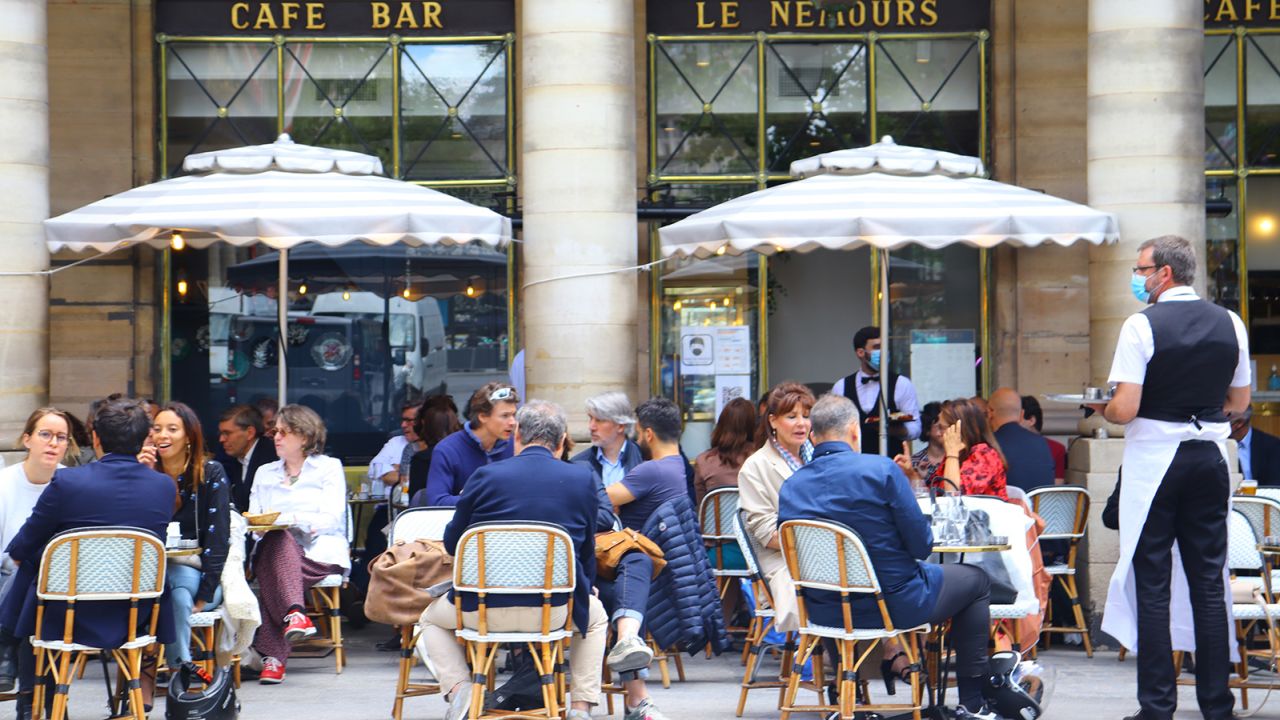 All restaurant tables must be spaced a minimum of three feet apart to allow for physical distancing.