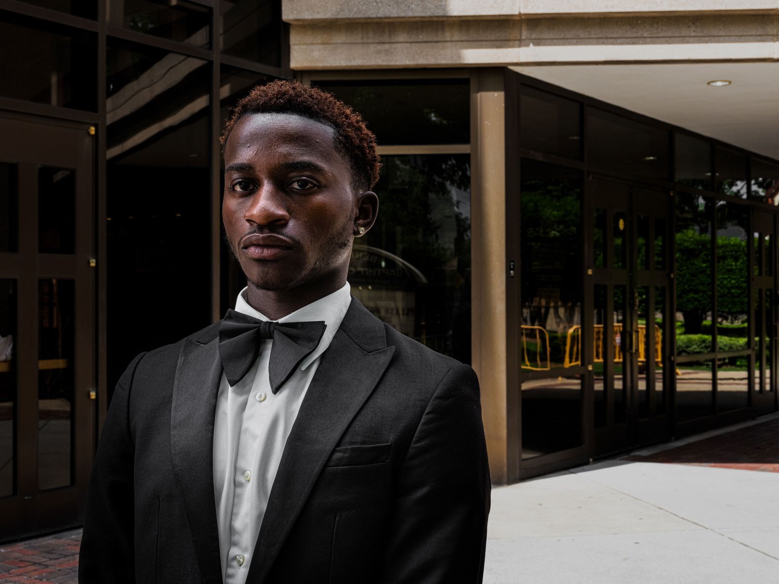 Jalen Shaw, a 21-year-old Morehouse College student originally from Little Rock, Arkansas, said Tuesday is a historic day. He was volunteering at the funeral on behalf of the NAACP. "When I heard about what happened to Rayshard Brooks, I was devastated to find out that the life of another young Black male was taken away due to violence that did not have to take place. ... Rayshard's life will not be in vain, and his light will shine bright forever."