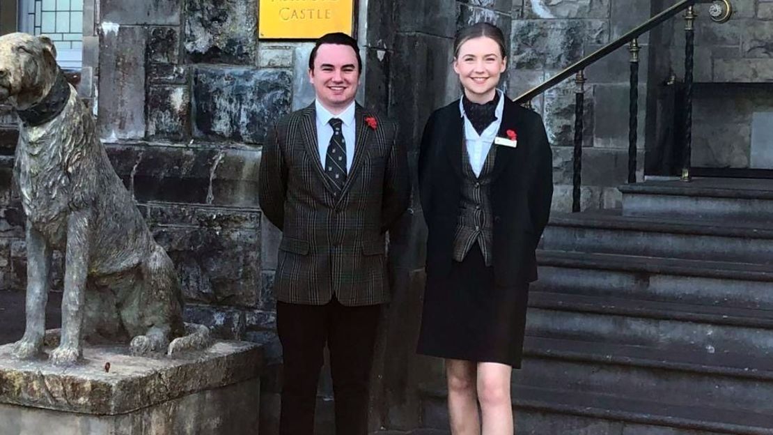 Michael Smith is from Scotland and Laura Jamieson is Surrey in England, but they fell in love across the Irish Sea.