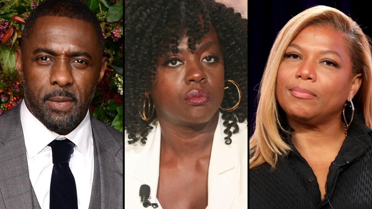 Actors Idris Elba, Viola Davis and Queen Latifah are among those calling for progress in Hollywood. 