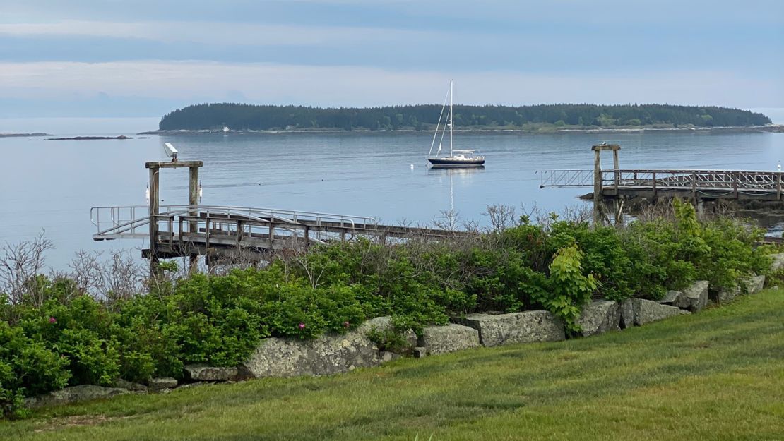 Sturino and her husband and their dogs are staying on the water in Maine.