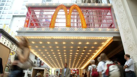 The McDonald's first opened in Times Square in 2002.