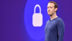 Facebook CEO Mark Zuckerberg speaks during the annual F8 summit at the San Jose McEnery Convention Center in San Jose, California on May 1, 2018. (Photo by Josh Edelson/AFP/Getty Images)