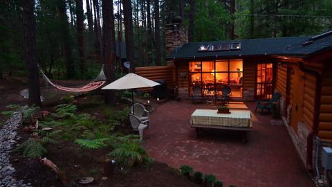 Cabin in Oak Creek Canyon near Sedona, Arizona