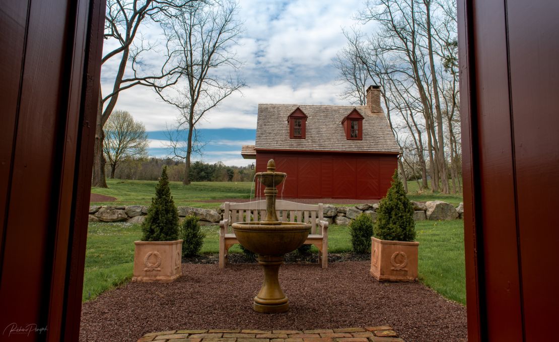 Jessica Dowshen and her family are spending a month on this property in New Jersey.