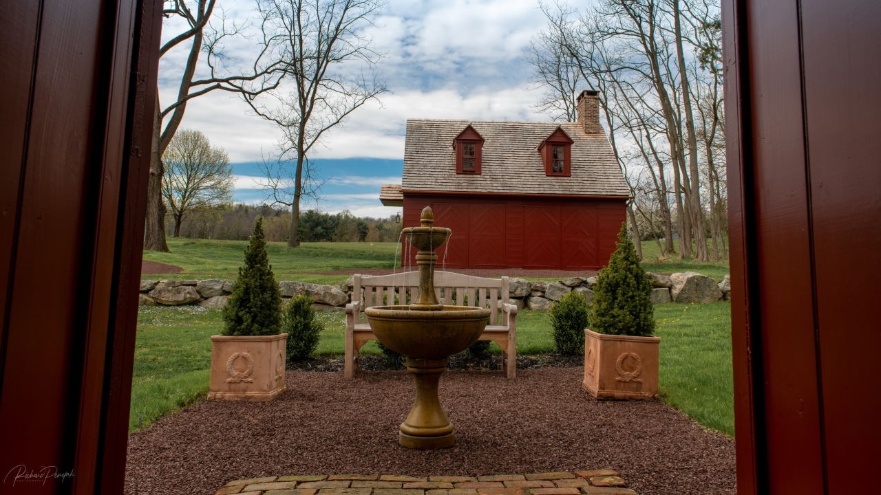Jessica Dowshen and her family are spending a month on this property in New Jersey.