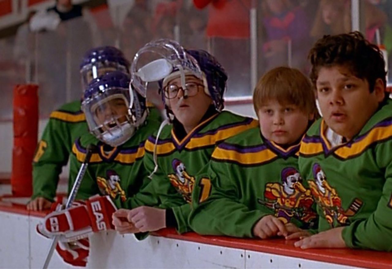 <strong>"The Mighty Ducks"</strong>: A self-centered lawyer is sentenced to community service coaching a rag tag youth hockey team. <strong>(Disney +) </strong>