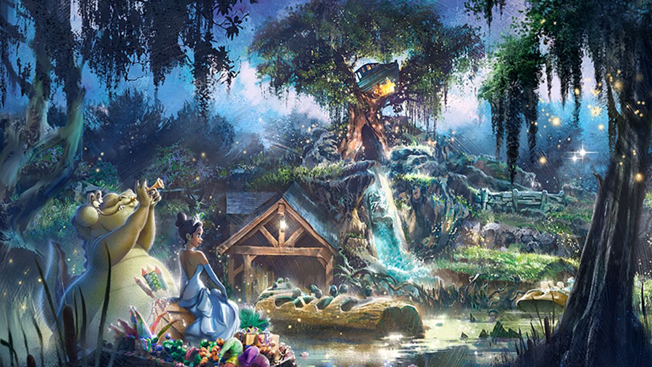 Disney said that the new Splash Mountain will pick-up the story of "Princess and the Frog" after the film's "final kiss."