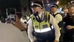 London Brixton police clashes