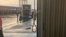 A noose was found in the No. 43 garage stall at Talladega Superspeedway on Sunday afternoon.
