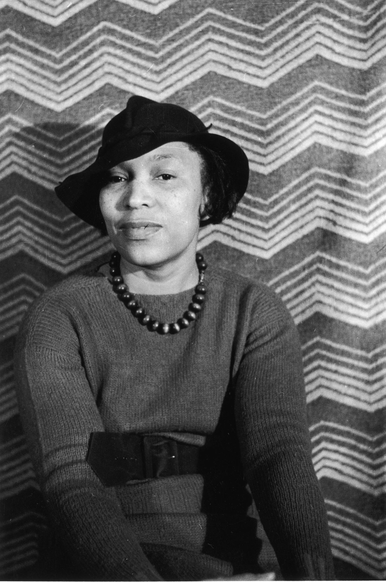 Author and a leader in the Harlem Renaissance Zora Neale Hurston, circa 1940s. 