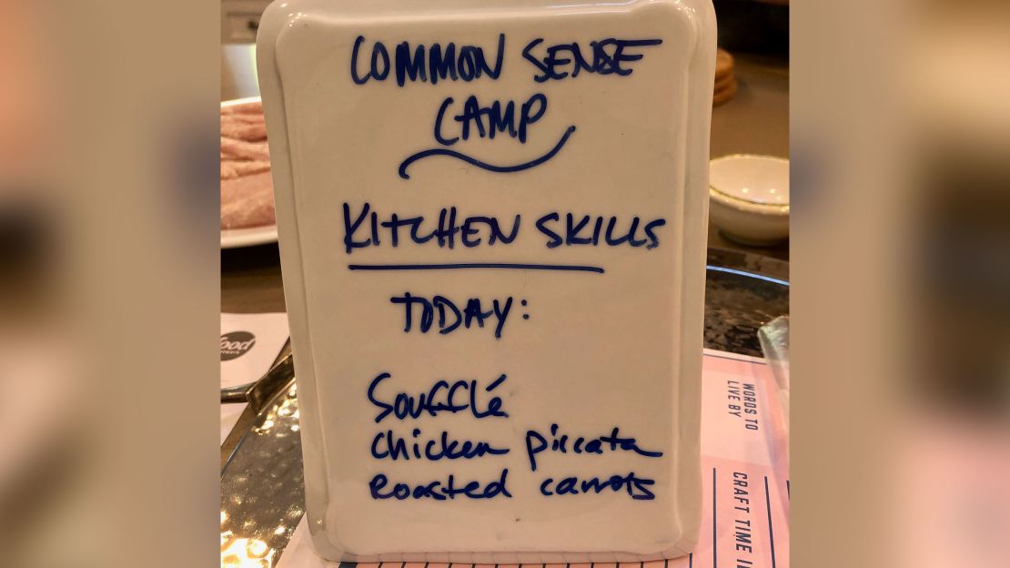 The second week of camp focused on "Kitchen Confidence."