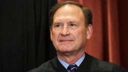 Associate Justice Samuel Alito poses for the official group photo at the US Supreme Court in Washington, DC on November 30, 2018. (Photo by MANDEL NGAN / AFP)        (Photo credit should read MANDEL NGAN/AFP via Getty Images)