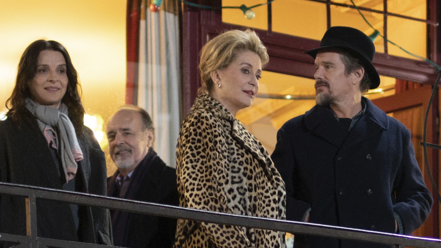 Juliette Binoche, Christian Crahay, Catherine Deneuve and Ethan Hawke in 'The Truth.'