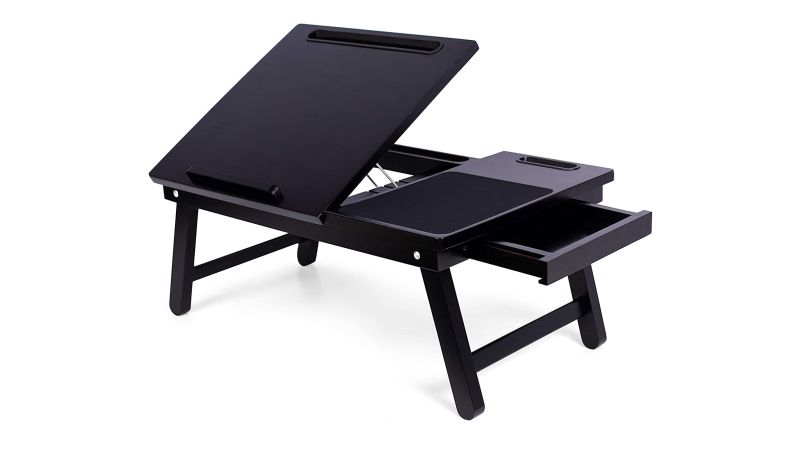 Homemaxs Laptop Desk for Bed,【2020 Upgraded】 Portable Laptop Bed Tray Table with Foldable Legs Writing Gaming Drawing on Bed/Couch/Sofa/Floor Foldable Lap Desk for Eating Working 
