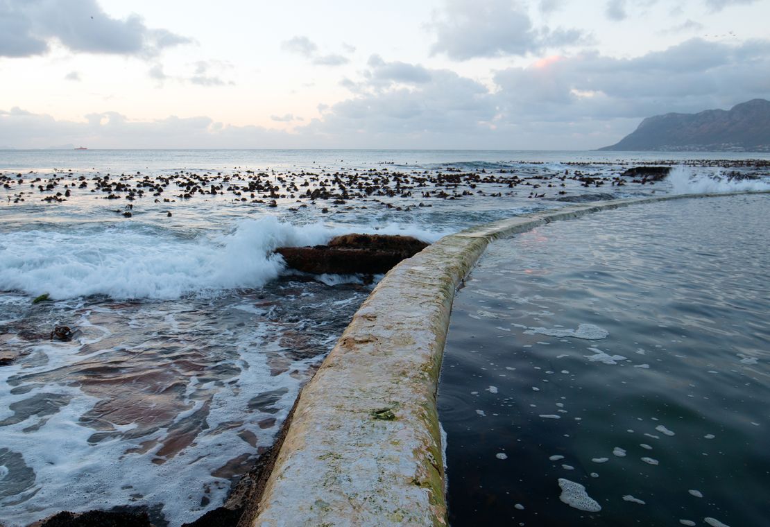 Cape Town's Dalebrook Tidal Pool is rarely packed with people.