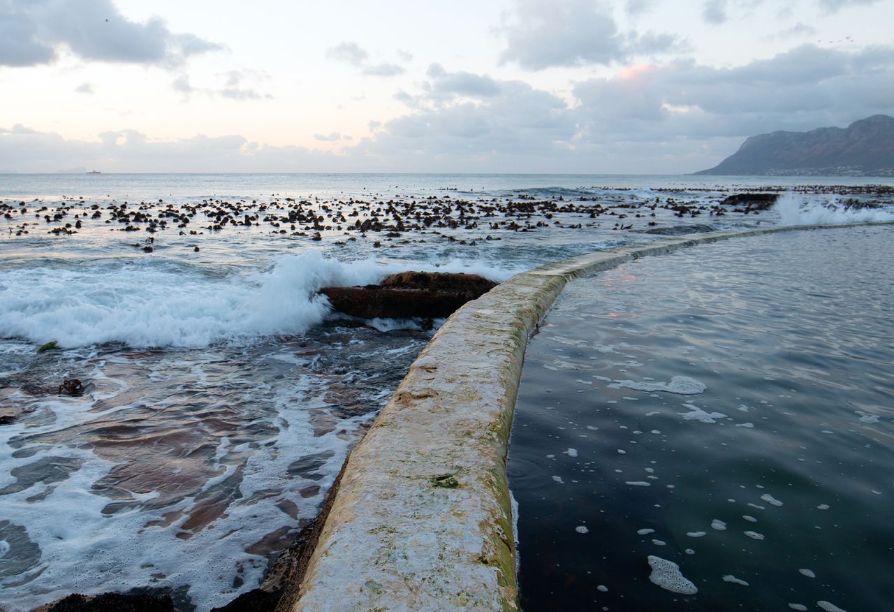 Cape Town's Dalebrook Tidal Pool is rarely packed with people.