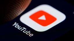 BERLIN, GERMANY - NOVEMBER 19: The Logo of video-sharing website YouTube is displayed on a smartphone on November 19, 2018 in Berlin, Germany. (Photo by Thomas Trutschel/Photothek via Getty Images)